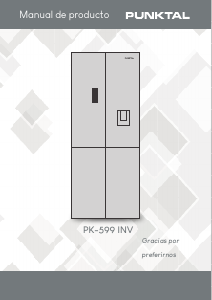 Manual de uso Punktal PK-599 INV Frigorífico combinado