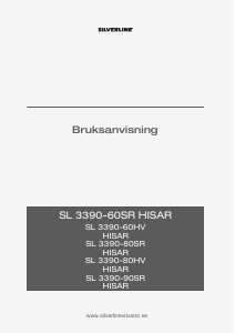 Bruksanvisning Silverline SL3390-60 SR Hisar Köksfläkt