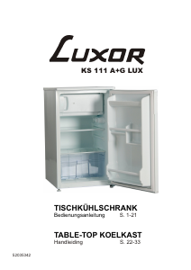 Bedienungsanleitung Luxor KS 111 A+G LUX Kühlschrank