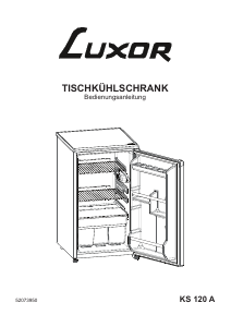 Bedienungsanleitung Luxor KS 120 A Kühlschrank