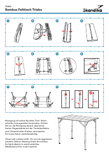 Handleiding Skandika 70260 Triabo Tuintafel