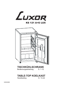 Handleiding Luxor KS 121 A+G LUX Koelkast