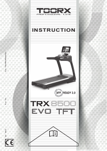 Manual Toorx TRX-8500 EVO TFT Treadmill