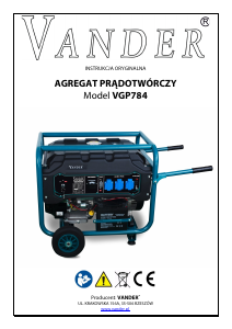 Instrukcja Vander VGP784 Generator