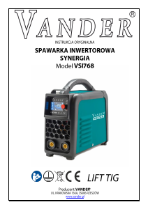 Instrukcja Vander VSI768 Spawarka