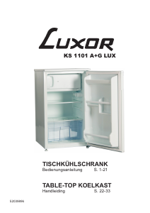 Handleiding Luxor KS 1101 A+G LUX Koelkast