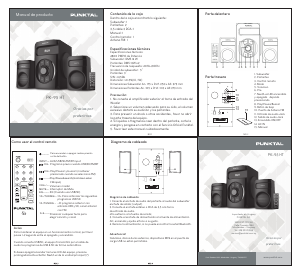 Manual de uso Punktal PK-95 HT Sistema de home cinema