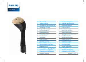 Bruksanvisning Philips STH7060 Handhållen steamer