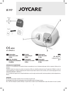 Manual Joycare JC-117 Concentrador de oxigênio
