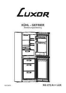 Bedienungsanleitung Luxor KG 272 A++ LUX Kühl-gefrierkombination