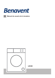 Manual de uso Benavent LBV8D Lavadora