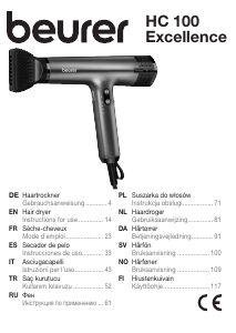 Käyttöohje Beurer HC 100 Excellence Hiustenkuivain