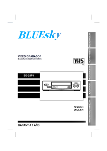 Manual de uso Bluesky BS-29P1 Grabadora de vídeo