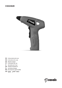 Manuale Casals CGG3620 Pistola incollatrice