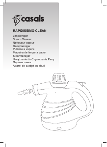 Manual Casals Rapidissimo Clean Máquina de limpar a vapor