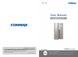 Handleiding Commax AP-3GP Intercomsysteem