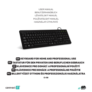 Manual Connect IT Cl-58 Keyboard