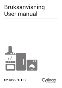 Manual Cylinda Sverigedisken 2UFIC Dishwasher