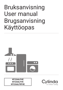 Brugsanvisning Cylinda KF 2266LFVE Køle-fryseskab