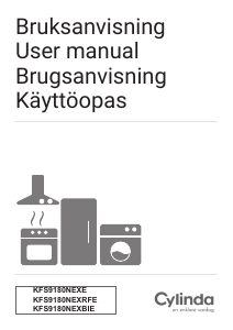 Brugsanvisning Cylinda KFS 9180NEXBIE Køle-fryseskab