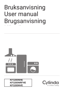 Brugsanvisning Cylinda KF 3285XNVE Køle-fryseskab