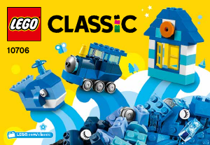 Manual Lego set 10706 Classic Caixa de criatividade azul