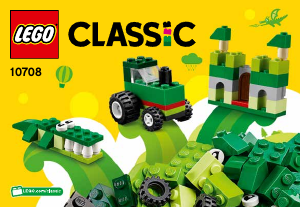 Manual de uso Lego set 10708 Classic Caja creativa verde