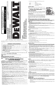 Manual de uso DeWalt DW083K Láser de línea
