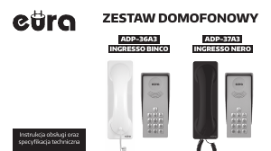 Instrukcja EURA ADP-37A3 Domofon
