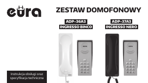 Instrukcja EURA ADP-36A3 Domofon