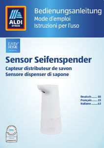 Mode d’emploi EasyHome SD 1707 Distributeur de savon