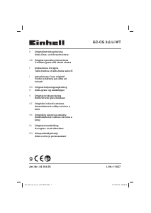 Manuale Einhell GC-CG 3.6 Li WT Tagliabordi