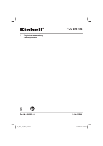 Bedienungsanleitung Einhell HGG 300 Niro Heizgerät