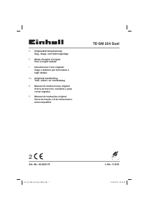 Manuale Einhell TE-SM 254 Dual Troncatrice