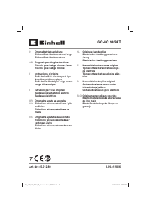 Manual Einhell GC-HC 9024 T Power Head