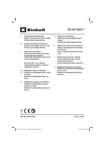 Bedienungsanleitung Einhell GC-HC 9024 T Antriebseinheit