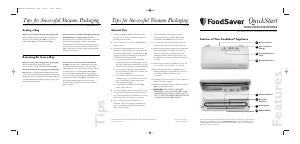 Manual FoodSaver V2060 Vacuum Sealer