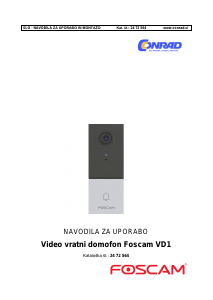 Priročnik Foscam VD1 Domofon