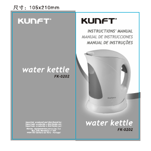 Handleiding Kunft FK-0202 Waterkoker