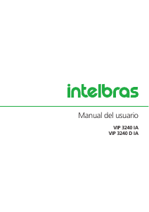 Manual de uso Intelbras VIP 3240 IA Cámara IP