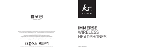 Manual KitSound Immerse Headphone