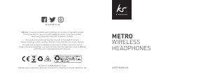 Manual KitSound Metro Headphone