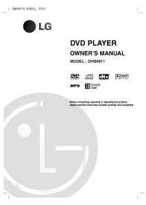 Manual LG DM4911E DVD Player
