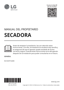 Manual de uso LG RH10V9AV2WR Secadora