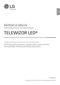 Instrukcja LG 50UP751C0ZF Telewizor LED