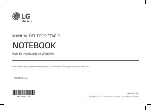 Manual de uso LG 17ZD90R-G Portátil