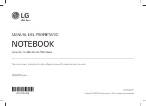 Manual de uso LG 15ZD90R-G Portátil