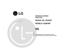 Manual de uso LG AC901NP Set de estéreo