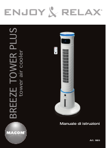 Manuale Macom 985 Breeze Tower Plus Ventilatore