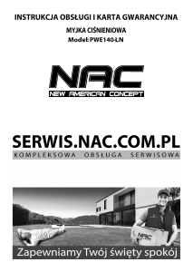 Instrukcja NAC PWE140-LN Myjka ciśnieniowa